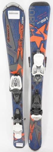 Nordica Team Fire Arrow Kids Skis with Bindings - 100 cm Used