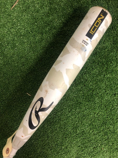 2025 Rawlings Icon Composite Bat USSSA Certified (-10) Composite 20 oz 30" (Used)