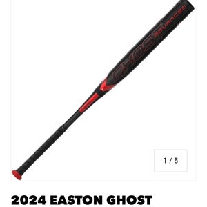 2024 Easton Ghost Advanced Composite Bat (-10) 22 oz 32" (Used)