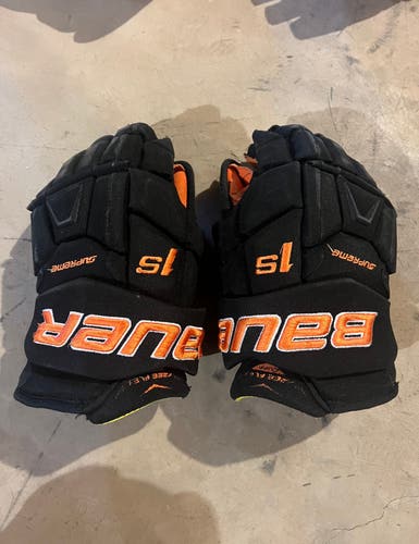 Used  Bauer 13"  Supreme 1S Gloves