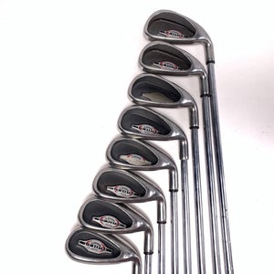 Callaway Big Bertha 2002 Iron Set 4-PW+GW RCH 65i Uniflex Steel Mens RH