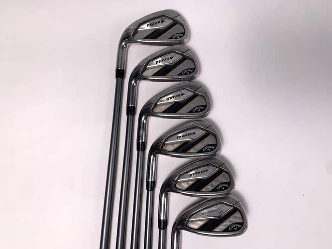 Callaway Mavrik Iron Set 5-PW Project X Catalyst 5.5 Regular Graphite Mens LH