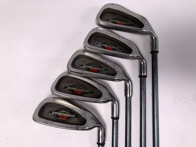 Callaway Big Bertha 1996 Iron Set 4-9 RCH 96 Regular Graphite Mens RH No 5 iron