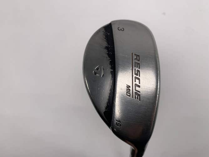 TaylorMade Rescue Mid 3 Hybrid 19* Mitsubishi Rayon hDiamana TP Stiff Mens RH