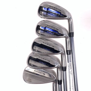 Cobra MAX Iron Set 7-PW+GW White Tie X4 56g Senior Graphite Mens RH