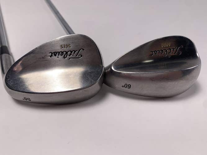 Titleist Vokey Chrome 5615 Wedge Set 56* | 60* Dynamic Gold Wedge Steel Mens RH