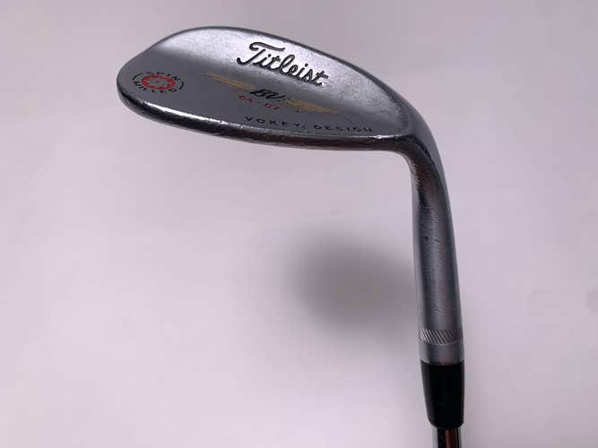 Titleist Vokey Spin Milled Chrome 2009 Lob Wedge LW 64* 7 Wedge Steel Mens RH