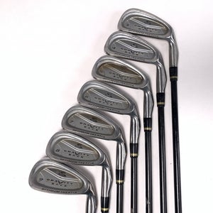 Cobra Gravity Back Iron Set 3-9 Regular Graphite Mens RH