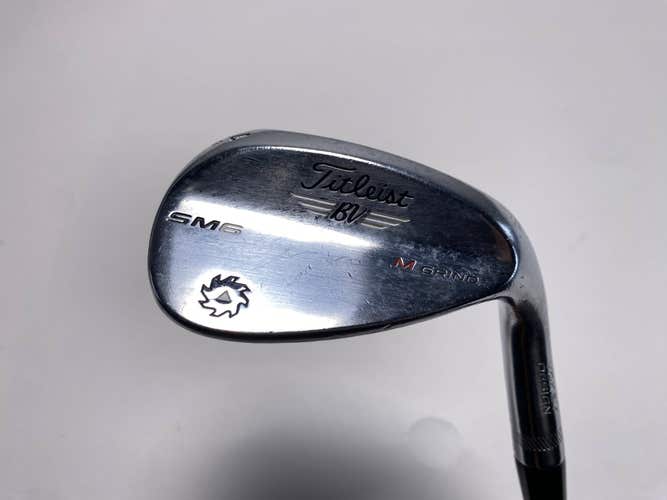 Titleist Vokey SM6 Tour Chrome Sand Wedge SW 54* 8 M-Grind DG X100 Mens RH