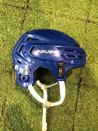 Blue Medium Bauer Re-Akt 150 Helmet (Used)