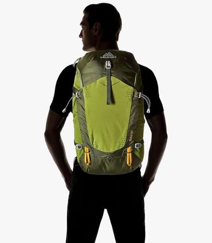 Gregory Zulu 30L moss Green Medium Daypack wz rain cover nWOT Camp Hiking