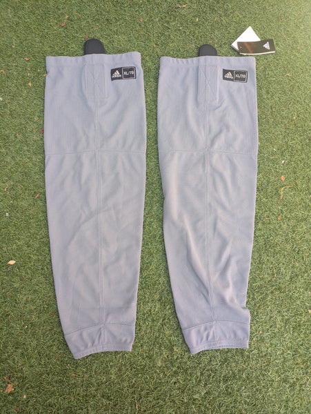 Silver Senior XL Adidas Socks Pro Stock (New)