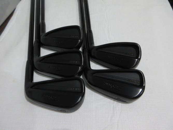 Titleist 2025 T150 Black Vapor Iron Set - 6-PW - Stiff Flex Graphite - MINT