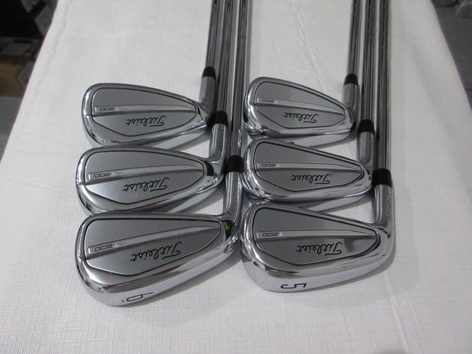 Left-Handed Titleist T200 23 Iron Set - 5-PW - KBS Tour Extra Stiff X Flex Steel