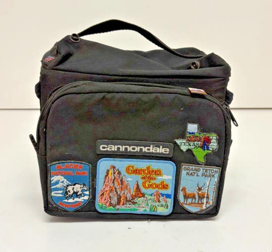 Vintage Cannondale Bicycle Handlebar Bag Black 6" x 8" x 10"  Fast Shipping