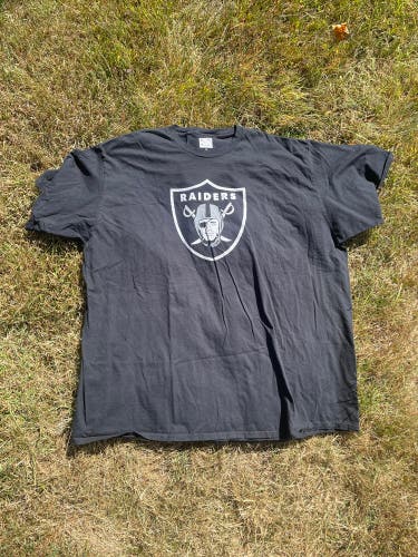 Las Vegas Raiders 4XL black fanatics T shirt