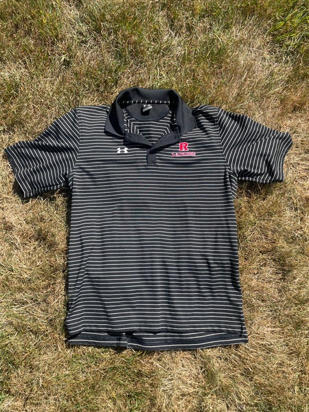 Rutgers Lacrosse under Armour polo shirt large
