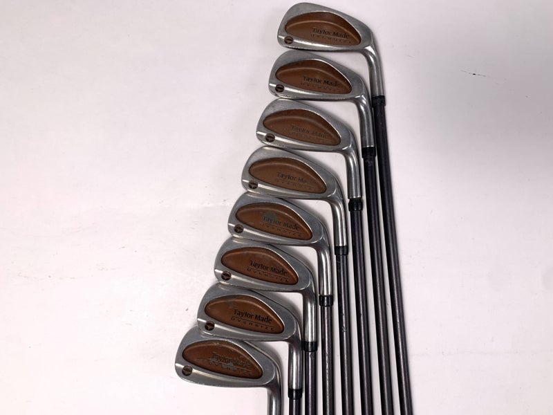 TaylorMade Burner Oversize Iron Set 3-PW Bubble R-80 Plus Regular Steel Mens RH