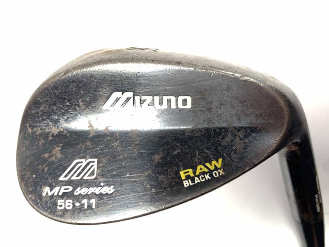 Mizuno MP Raw Black Ox Wedge 56* 11 Dynamic Gold Wedge Steel Mens RH