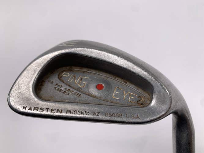 Ping Eye 2 Wedge Red Dot 1* Flat Karsten ZZ-Lite Wedge Steel Mens RH