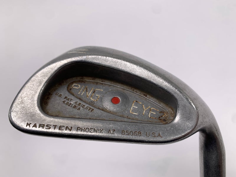 Ping Eye 2 Wedge Red Dot 1* Flat Karsten ZZ-Lite Wedge Steel Mens RH