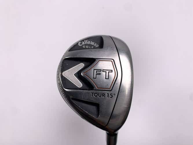 Callaway FT Tour 2008 3 Fairway Wood 15* Fujikura E Fit-On 370 Stiff RH Midsize