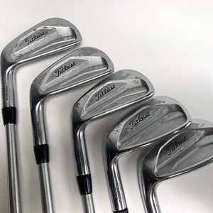 Titleist 620 CB Iron Set 5-9 KBS C-Taper Stiff Plus Steel Mens LH Midsize Grips