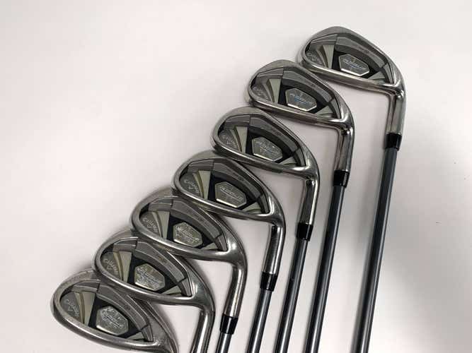 Callaway Rogue X Iron Set 6-PW+AW+SW Aldila Synergy 50g Regular Graphite Mens RH