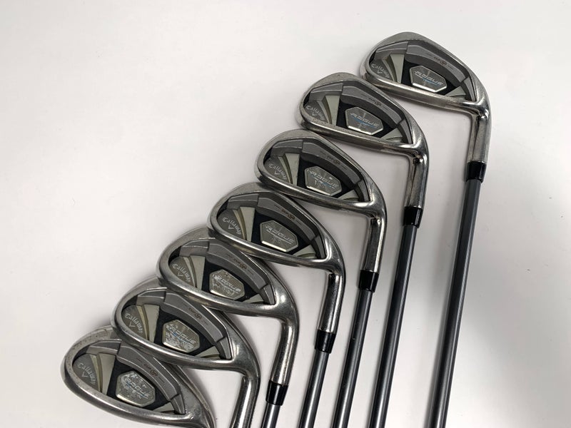 Callaway Rogue X Iron Set 6-PW+AW+SW Aldila Synergy 50g Regular Graphite Mens RH