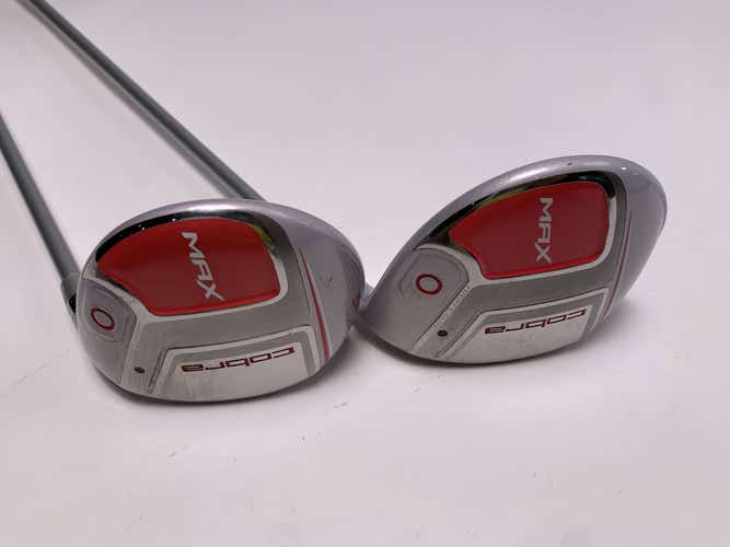Cobra MAX 3 & 5 Fairway Wood Set 19* 23* Matrix White Tie X4 Ladies Womens RH