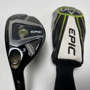 Callaway Epic 3 Hybrid 20* UST Mamiya Recoil ES 780 F3 Regular LH HC