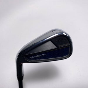 Callaway Paradym Single 7 Iron Project X HZRDUS 5.5 65g Regular Graphite Mens LH