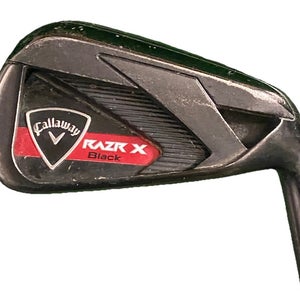 Callaway RAZR X Black 4 Iron RH M-10 XP Stiff Steel 38.25" Good Original Grip