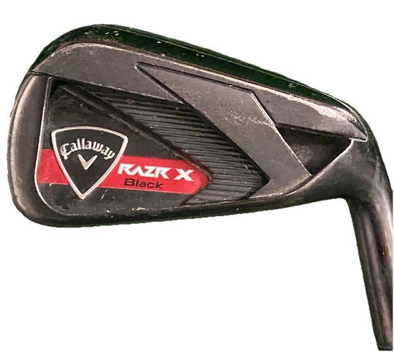 Callaway RAZR X Black 4 Iron RH M-10 XP Stiff Steel 38.25" Good Original Grip