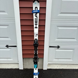 2024 HEAD JR Slalom 150 cm Racing Skis With Bindings Max Din 14
