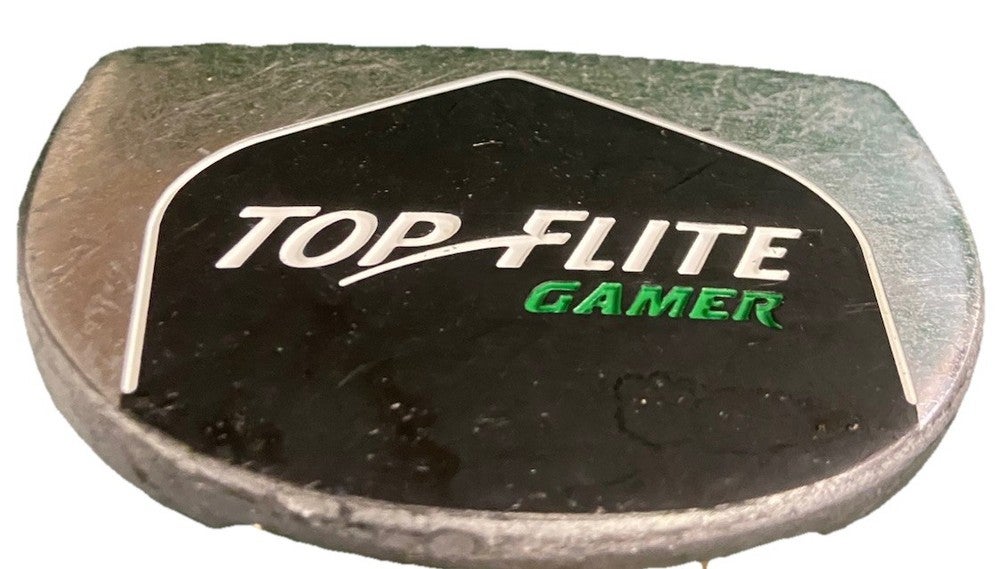 Top Flite Gamer Mallet Putter RH Steel Shaft 35 In. Factory Grip Good Condition