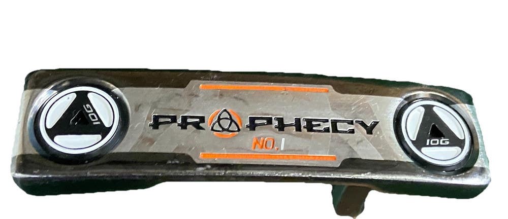 Omen Prophecy #1 TeCu Blade Putter RH Steel 34" Nice Odyssey Grip Good Condition