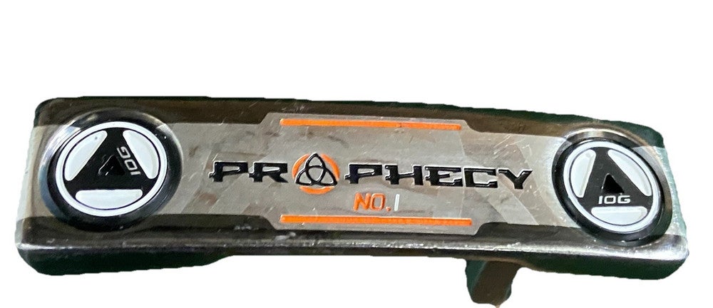 Omen Prophecy #1 TeCu Blade Putter RH Steel 34" Nice Odyssey Grip Good Condition