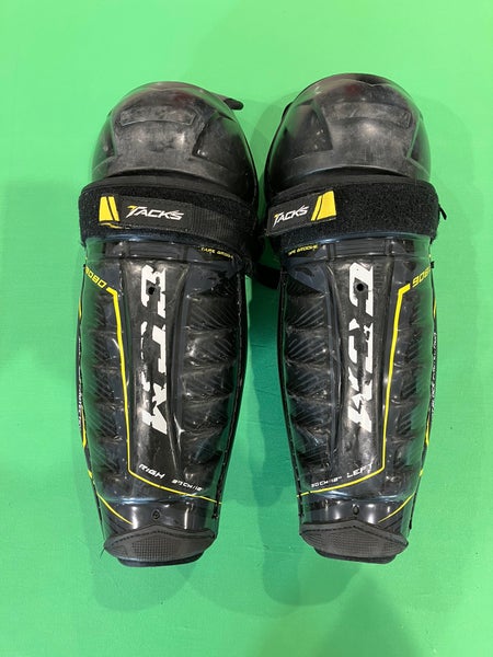 Junior CCM Tacks 9080 Shin Pads 12" (Used)