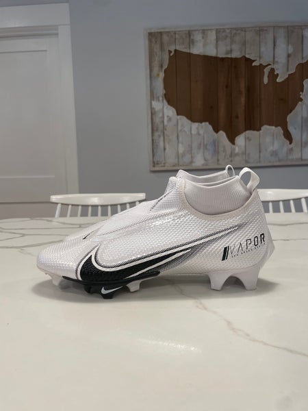 Nike Vapor Edge Pro 360 Size 9.5 White Football Cleats AO8277-100