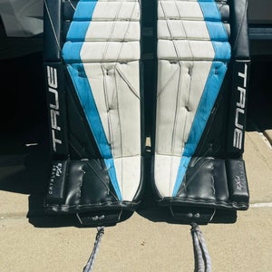 33"+1.5 True Catalyst PX3 Goalie Leg Pads Pro Stock (Used)