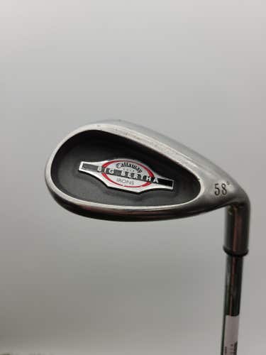 2002 CALLAWAY BIG BERTHA LOB WEDGE 58* UNIFLEX CALLAWAY BIG BERTHA 35" GOOD