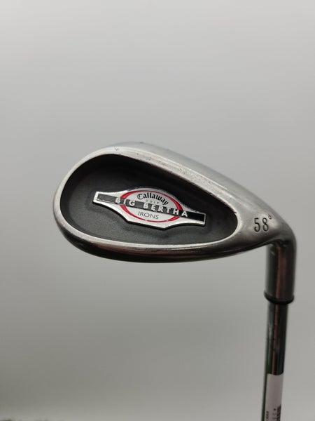 2002 CALLAWAY BIG BERTHA LOB WEDGE 58* UNIFLEX CALLAWAY BIG BERTHA 35" GOOD