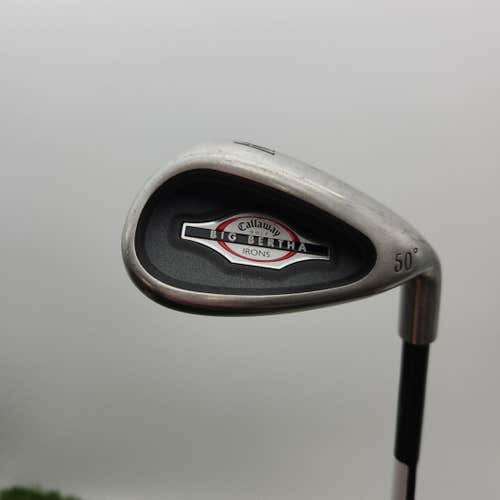 2002 CALLAWAY BIG BERTHA PITCHING WEDGE 50* FIRM CALLAWAY RCH 75 35.5" FAIR