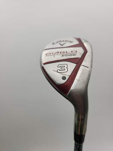 2010 CALLAWAY DIABLO EDGE 3 HYBRID 21* STIFF CALLAWAY H60G GOOD