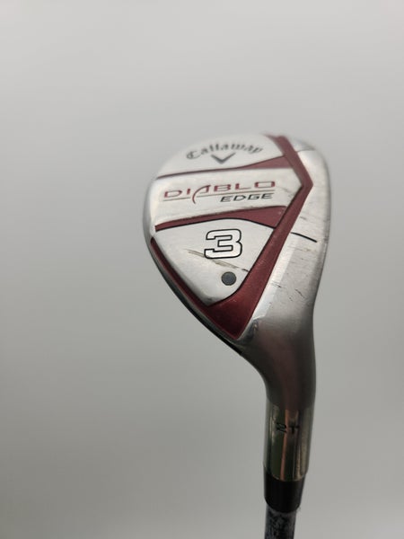 2010 CALLAWAY DIABLO EDGE 3 HYBRID 21* STIFF CALLAWAY H60G GOOD