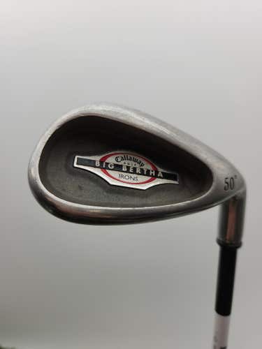 2002 CALLAWAY BIG BERTHA PITCHING WEDGE 50* LIGHT CALLAWAY RCH 75I 35.5" FAIR