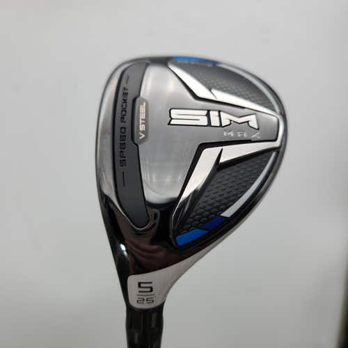 LEFTY 2020 TAYLORMADE SIM MAX 5 HYBRID 25* XSTIFF MITSU TENSEI 85 DEMO