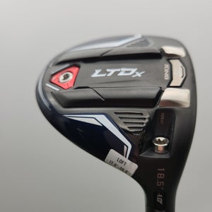 2022 COBRA LTDX 5 WOOD 18.5* STIFF PROJX HZRDUS SMOKE GREEN +HC DEMO