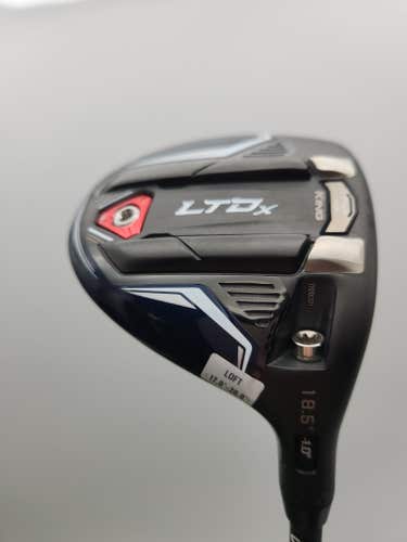2022 COBRA LTDX 5 WOOD 18.5* STIFF PROJX HZRDUS SMOKE GREEN +HC DEMO